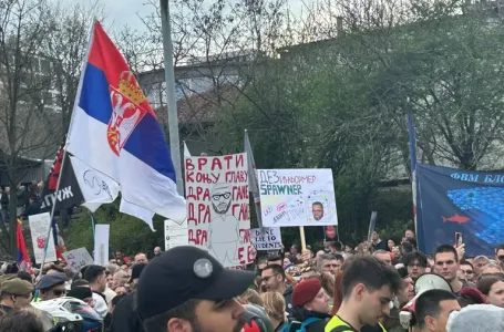 Studenti u blokadi pozvali građane na protest ispred Andrićevog venca