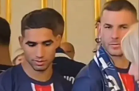 Hit! Pogledajte kako je reagovao Hakimi kad je vidio ženu Emanuela Makrona (VIDEO)