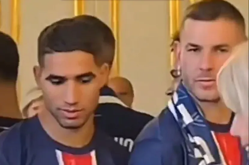 Hit! Pogledajte kako je reagovao Hakimi kad je vidio ženu Emanuela Makrona (VIDEO)