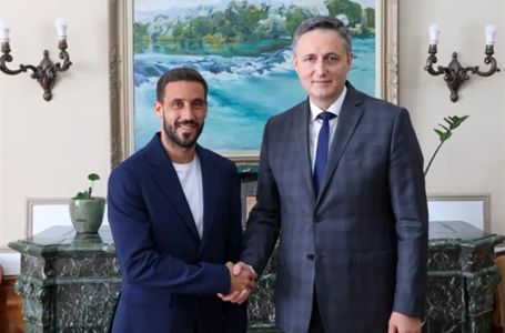 Član predsjedništva primio Damira Džumhura jer je igrao protiv Alkaraza na Rolan Garosu