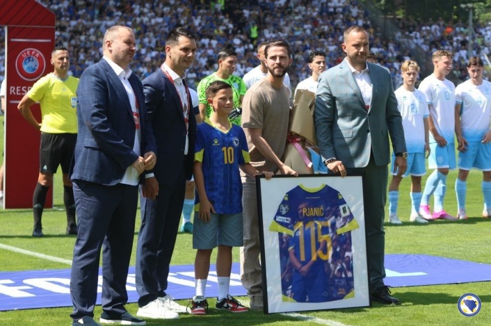 Oproštaj Miralema Pjanića od dresa reprezentacije BiH