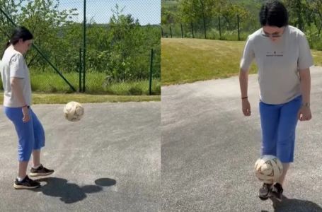 Jelena Trivić u jednoj minuti pokazala kako barata sa fudbalskom loptom (VIDEO)