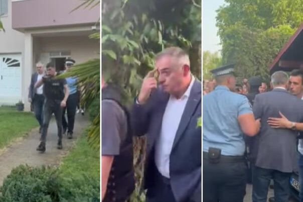 Pogledajte šta je poručio Miličević dok ga je policija odvodila (VIDEO)