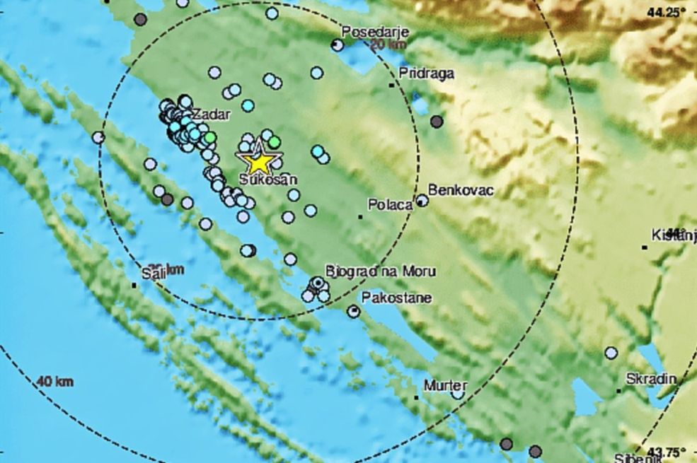 Zemljotres u Hrvatskoj