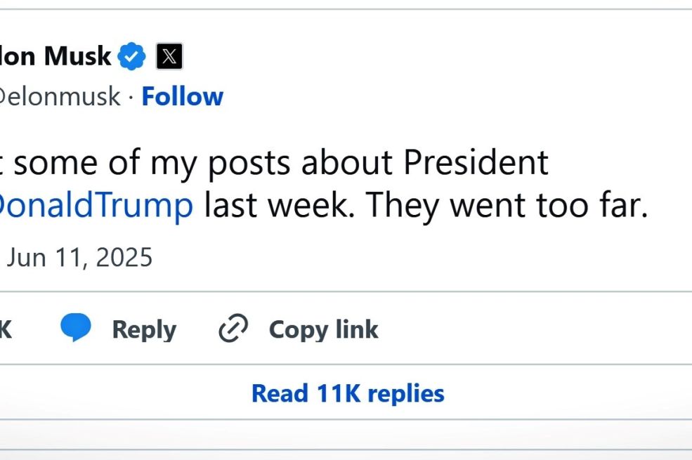 Musk: Žao mi je zbog nekih mojih objava o Trumpu. Otišle su predaleko
