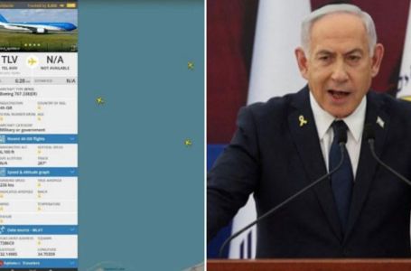 Avion koji koristi Netanjahu poletio jutros: Sumnja se da je premijer Izraela evakuisan