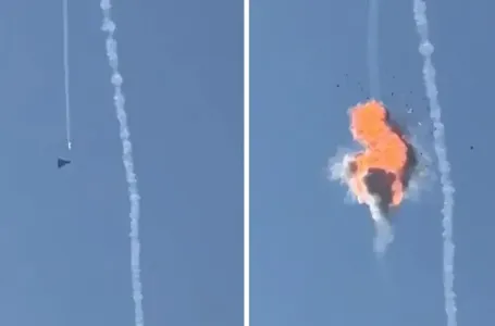 Ovako uništava "Gvozdena kupola": Širi se snimak rušenja iranskog drona na nebu iznad Izraela