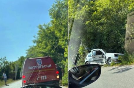 Nesreća na putu Sapna - Zvornik: Na terenu i vatrogasci