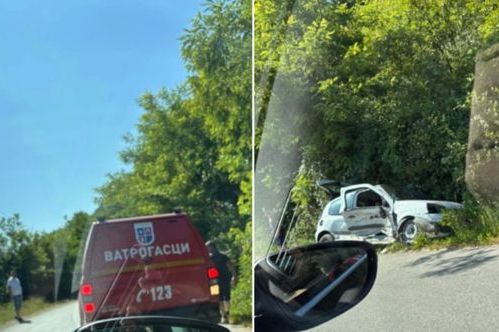 Nesreća na putu Sapna - Zvornik: Na terenu i vatrogasci