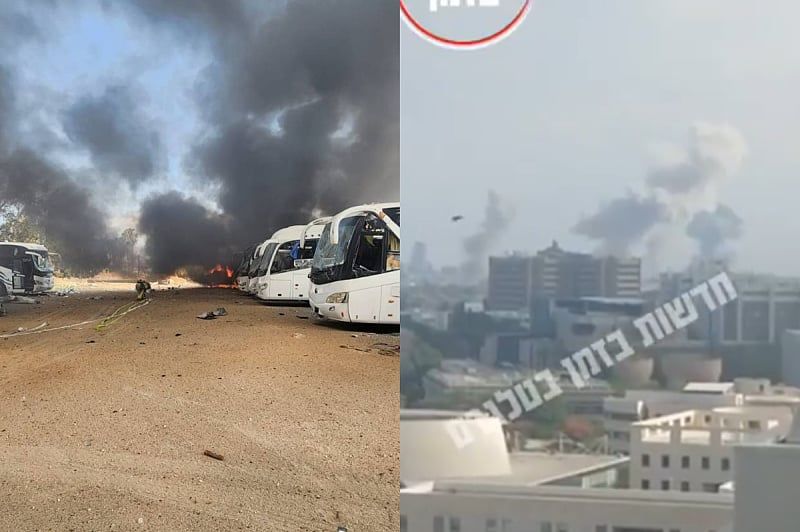 Iranske rakete prodrle do Tel Aviva, eksplozije i u Jerusalemu, pojavili se prvi snimci udara