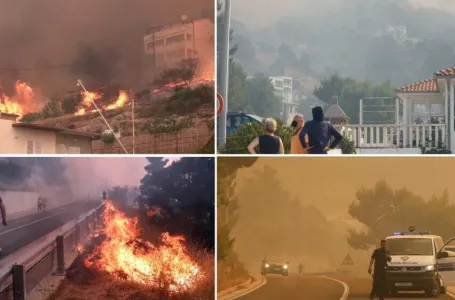 GOLEMI požar u Dalmaciji: Izgorjele kuće i automobili, potresne priče evakuisanih ljudi