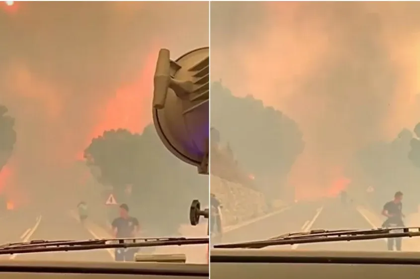 Objavljen strašan snimak požara: Dalmacija u dimu i plamenu