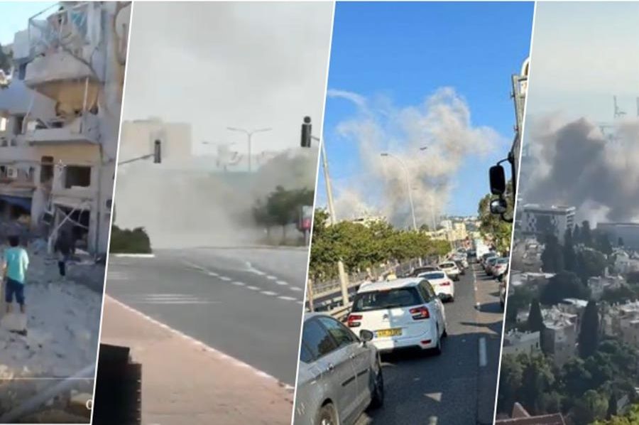 ZASTRAŠUJUĆE SNIMKE S BLISKOG ISTOKA: Iran izveo najžešći udar na Izrael od početka rata, gore...