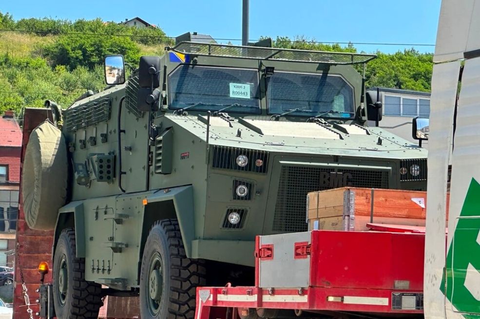 IZUZETNO VRIJEDNA DONACIJA: OSBiH predstavile borbeno vozilo koje je poklonila Turska