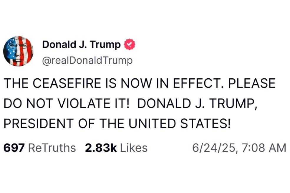 Trump jutros: PRIMIRJE JE SAD NA SNAZI. MOLIM, NE KRŠITE GA!