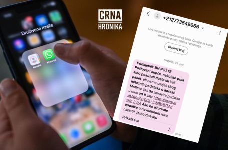 Upozorenje građanima: Prevara putem SMS poruka u ime BH Pošte – ne otvarajte linkove!