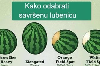 Ovaj odličan trik otkriva kako uvijek prepoznati dobru lubenicu: Obratite pažnju na ovo (FOTO)