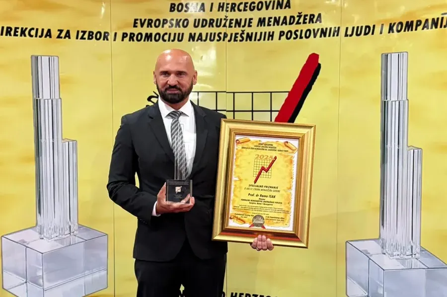 Rami Isaku uručeno priznanje "Evropski najministar"