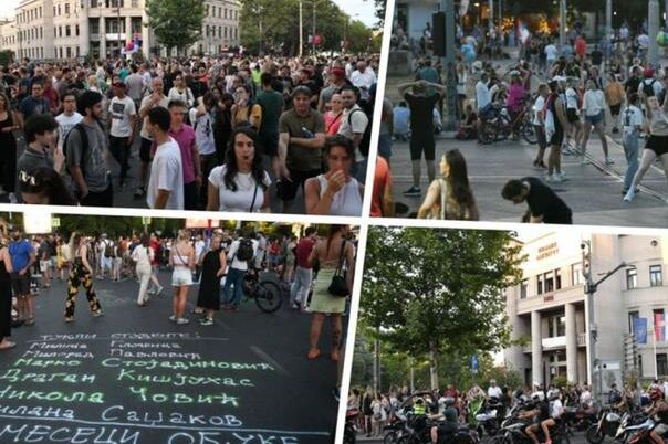 Policija ih hapsi i tuče: Studenti pozvali na potpunu blokadu Beograda