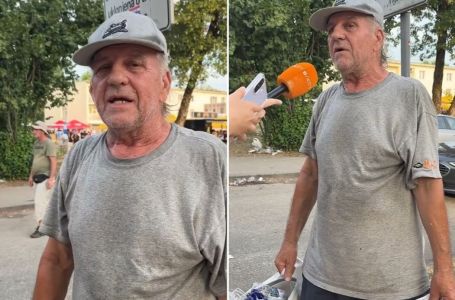 Dok je masa ljudi pjevala, Mustafa je došao zbog sasvim drugog razloga: "Na podu leži novac koji..."