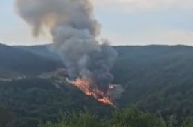 Stravične scene kod Novog Pazara: Eksplozije odjekuju, gusti dim se diže, vanredna situacija na...