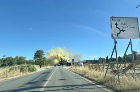 STRAHOVIT POŽAR U MOSTARU: Gust dim nad gradom, jak vjetar otežava gašenje