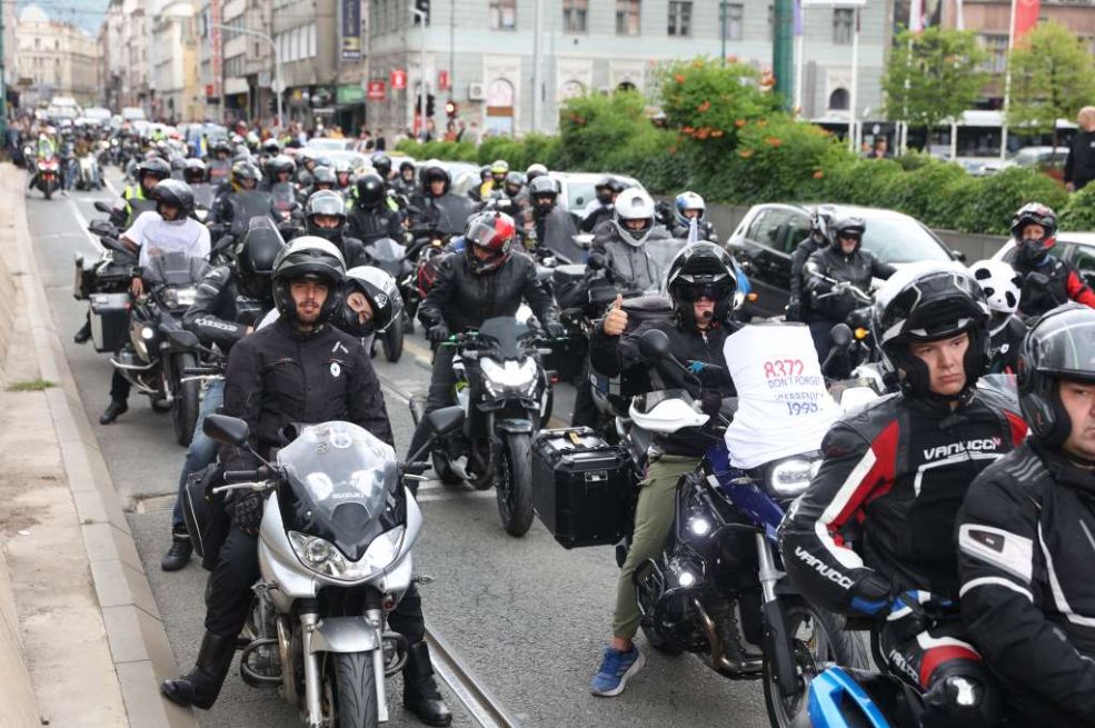 Učesnici motomaratona prošli kroz Sarajevo