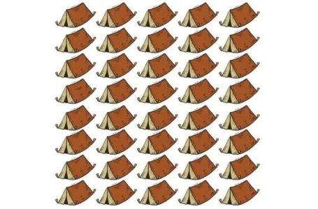 Mozgalica za najupornije: Jedan šator se razlikuje od ostalih, vidite li ga?