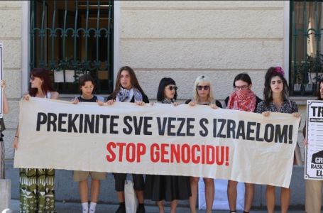 PROTESTI U ZAGREBU: "Traže se Plenković i Grlić zbog sudioništva u genocidu"