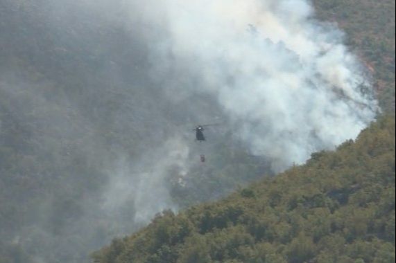 Požari kod Trebinja i dalje aktivni: Vjetar i nepristupačan teren najveći problemi