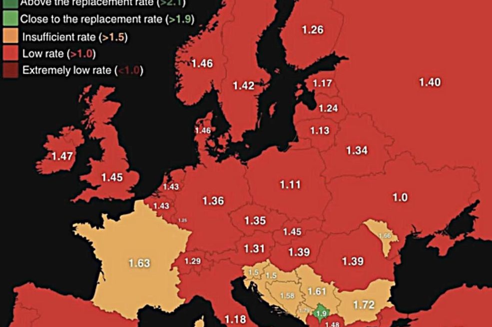 Širi se prilično zastrašujuća karta na kojoj je i naša zemlja: Samo jedna država je u ZELENOM!