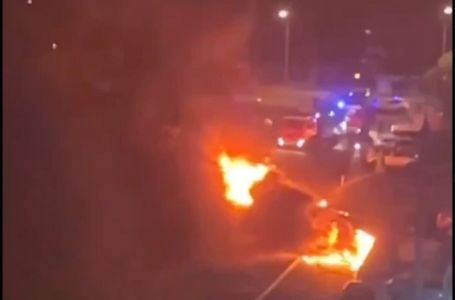 VELIKI ROJ DRONOVA POLETIO PREMA MOSKVI: Vatra na ulicama, pogođena zgrada