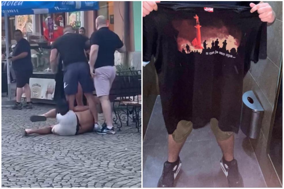 Pozirao sa majicom Crvene zvezde ispred tuzlanske Kapije: Fukare ga pretukle