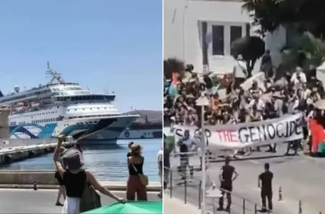 Mještani Sirosa spriječili iskrcavanje izraelskih turista s kruzera