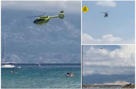 TRAGEDIJA! HELIKOPTER ODLAZI, TURISTI GLEDAJU U ŠOKU: Djevojčica nije uspjela da se izvuče