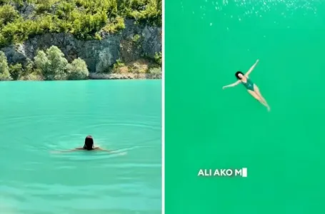 Jezero u BiH izgledao kao da "gledaš kroz Instagram filter", oduševilo hrvatsku tiktokericu