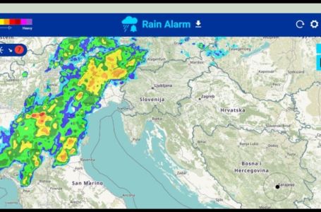 STIŽE IZ PRAVCA ITALIJE: Pratite kretanje nevremena prema BiH