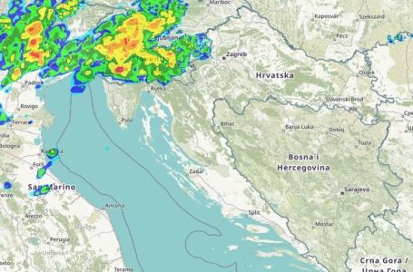 Pogledajte šta juri prema BiH, sprema se jako nevrijeme: Ove regije su prve na udaru