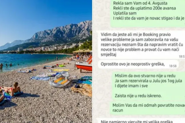 Porodica dan prije ljetovanja ostala bez smještaja u Hrvatskoj: Žena objavila poruke