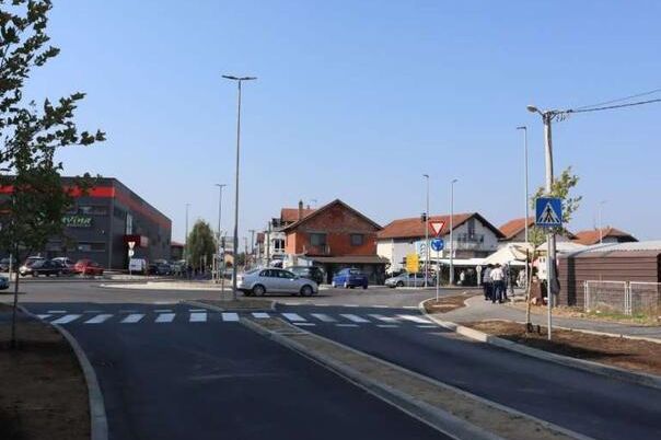 Brčko: završni radovi na kružnom raskrižju "Klanac" teku planirano, uskoro završetak