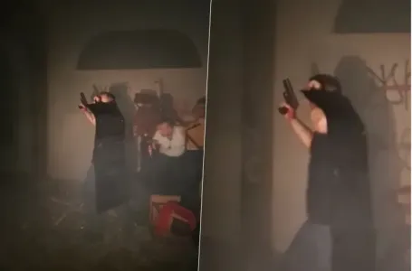 Horor scene sa protesta u Srbiji: Osoba sa pištoljem kod prostorija u Novom Sadu (VIDEO)