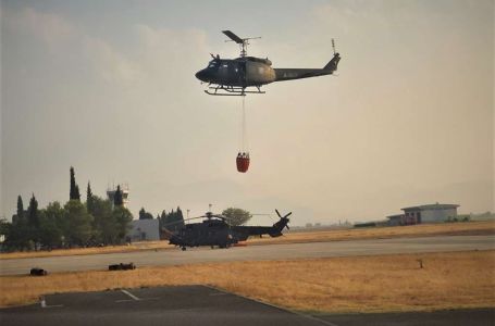 Helikopter OSBiH nastavlja angažman na pomoći gašenja požara u Crnoj Gori