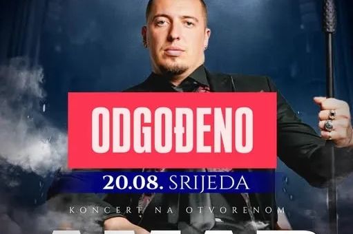 GILE POVRIJEĐEN U TEŠKOJ NESREĆI: Otkazan večerašnji koncert