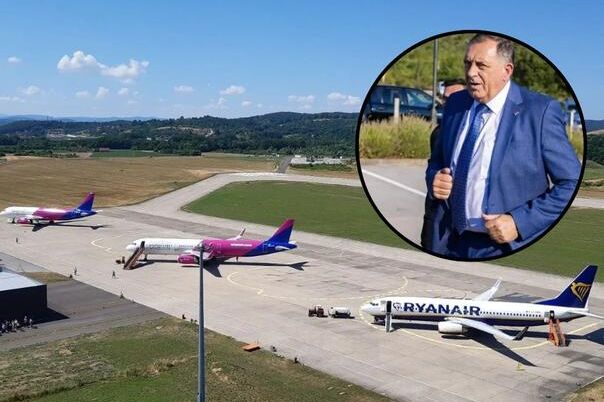 Ispituje se prelazak Dodika preko aerodroma u Banjoj Luci