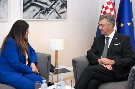 Plenković primio palestinsku šeficu diplomacije. Najavio pomoć Gazi