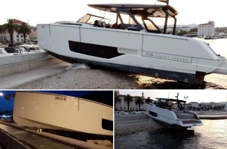 Teška nesreća u Splitu: Brod u punoj brzini izletio na obalu