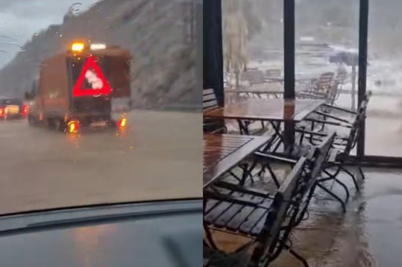 Snažno nevrijeme se sručilo na region: Bujice na cestama, kolone vozila duge 2 kilometra