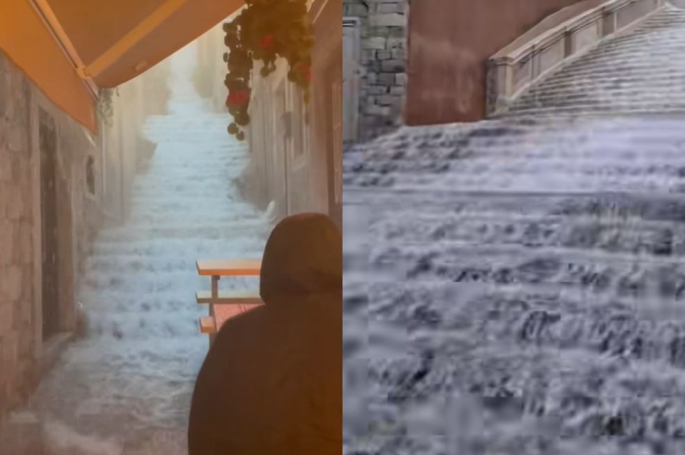 Jako nevrijeme pogodilo Dubrovnik, pogledajte snimke