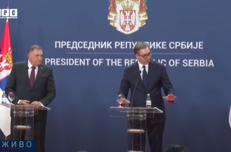 Dodik izašao zajapuren s Vučićem pred novinare, obojica jako naglašeno spominjali neslaganja (VIDEO)