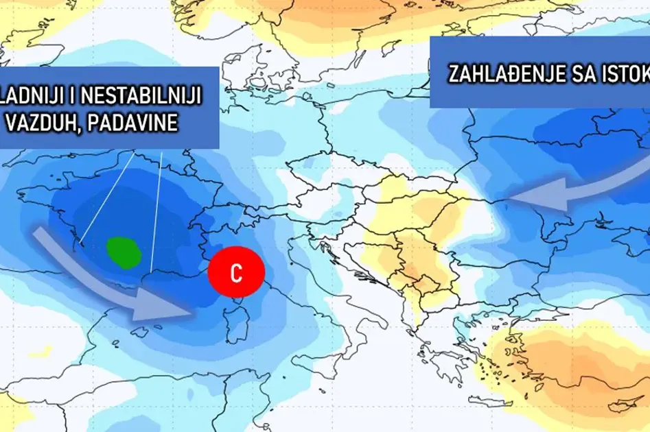 Oglasio se BHMETEO: Stiže nam velika promjena vremena, dolazi i sa istoka i sa zapada